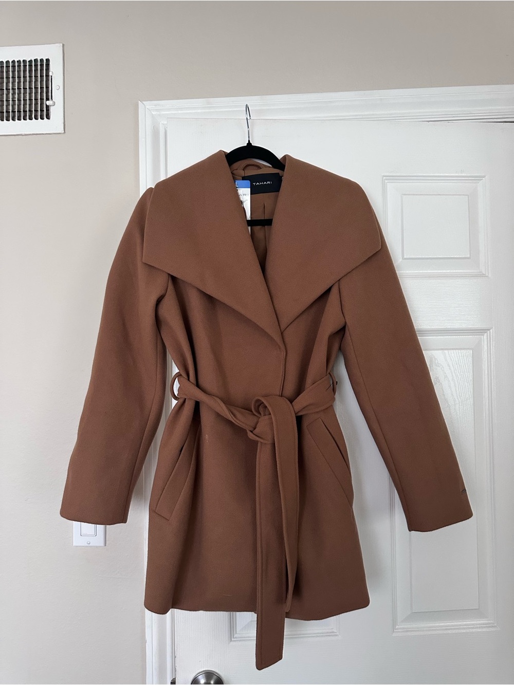 Nwt Tahari Wrap Coat in Camel